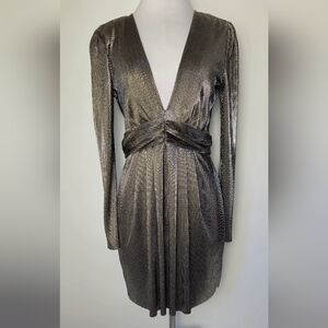 Bcbg Generation Metallic Holiday Dress